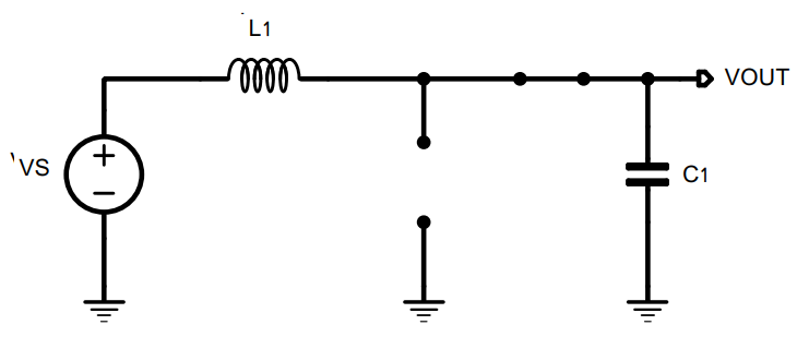 ​Figura 3 - Convesor Boost: circuito equivalente para o MOSFET desligado (chave aberta).