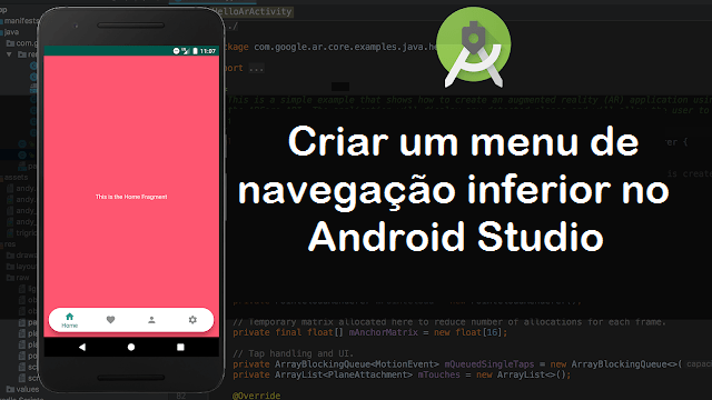 Criar um menu de navegação inferior no Android Studio - Cap Sistema