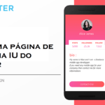 Faça uma página de perfil na IU do Flutter