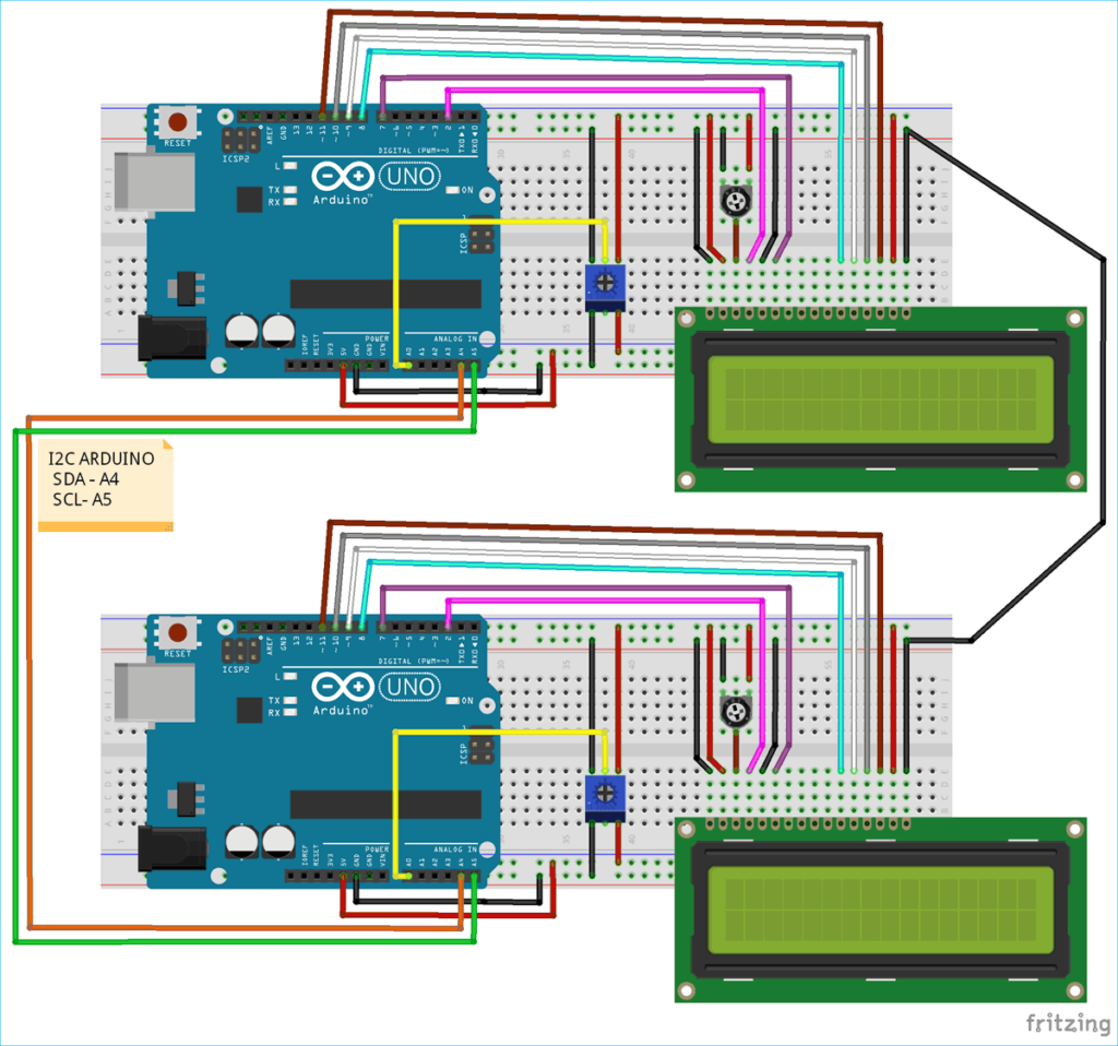 Como Usar I2c No Arduino Comunicação Entre Duas Placas Arduino Cap Sistema 8098