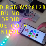 Controle LED RGB WS2812B usando Bluetooth e Android