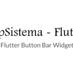 Flutter Button Bar Widget